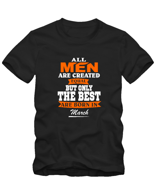 All men march